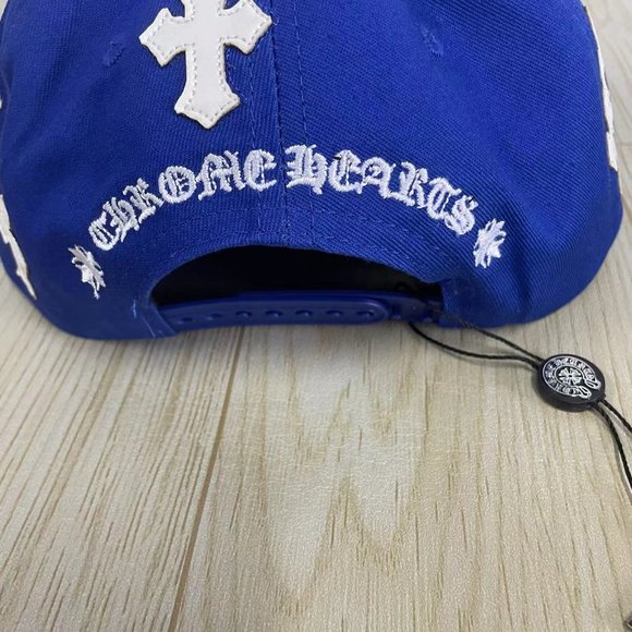 Chrome hearts Blue Snap Back Cap - Picture 7 of 8